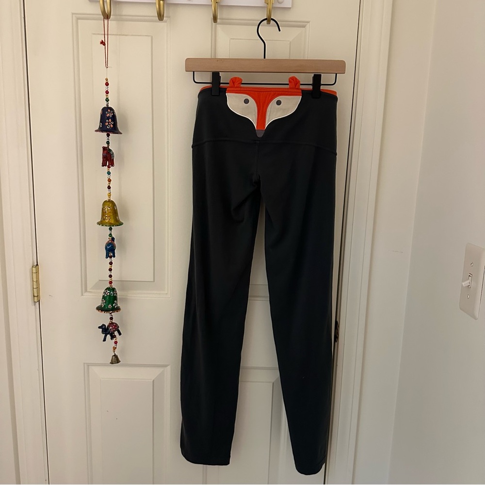Yogibo Gray Leggings with Fox Detail Small